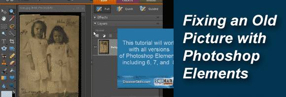 Post image for Fixing an Old Picture with Photoshop Elements