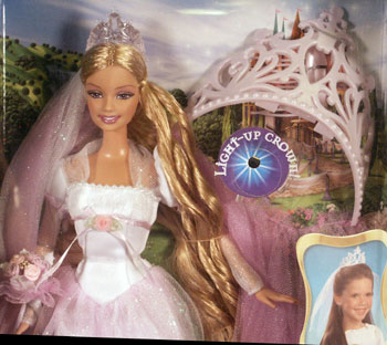 barbie rapunzel wedding doll